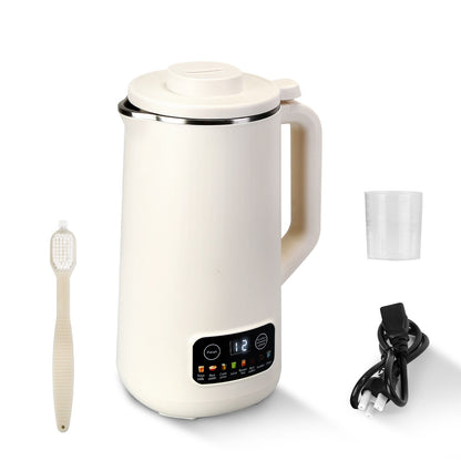 US Local 1Pc 27OZ Nut Milk Maker With 12Hours Delay Function Self-Cleaning Keep Warm Automatic Soy Milk Maker Machine For Homemade Soya Milk Rice Paste Juice Corn Juice Flower Tea Boil Water