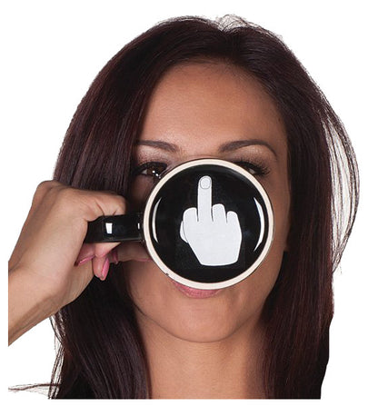 Have a Nice Day Middle Finger Ceramic Mug