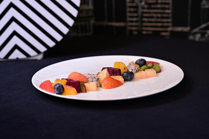 US Local Lily Bone China Dinnerware Set, 16 Pieces, Service For 4, White Plates, Dishes, Bowls Set, Microwave And Dishwasher Safe