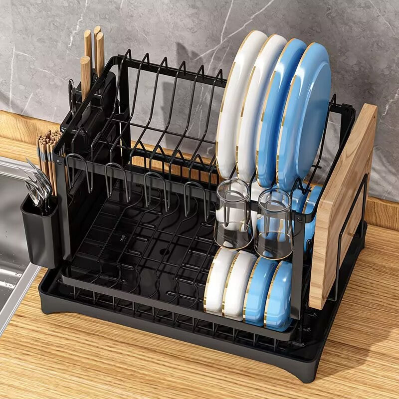 US Local Kitchen Double Drain Rack