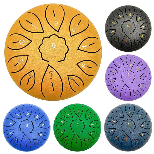 USA Local 6-inch 11-tone Ethereal Drum C Steel Tongue Drum