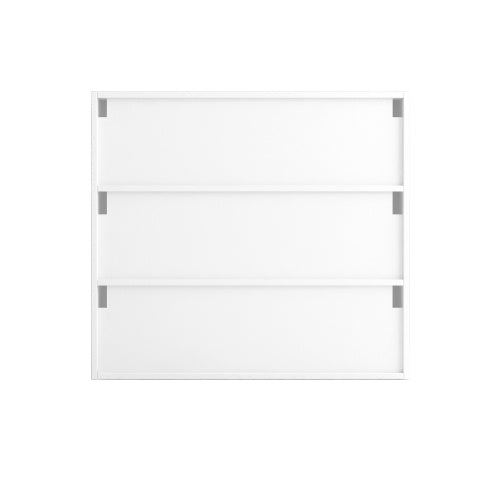 US Local White Glass Door Shoe Box Shoe Storage Cabinet With RGB Led Light