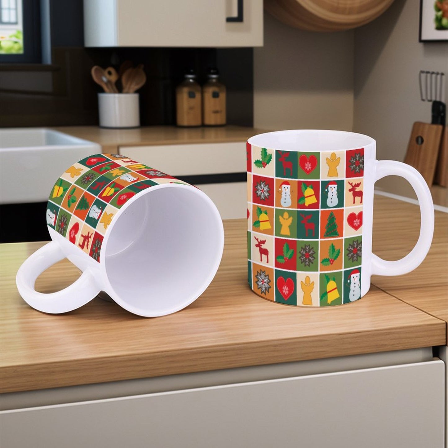 POD US Local White mug with full print, Christmas 0060