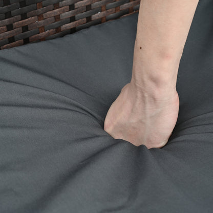 US Local Patio Furniture, Outdoor Furniture, Seasonal PE Wicker Furniture, 5 Set Wicker Furniture With Temper