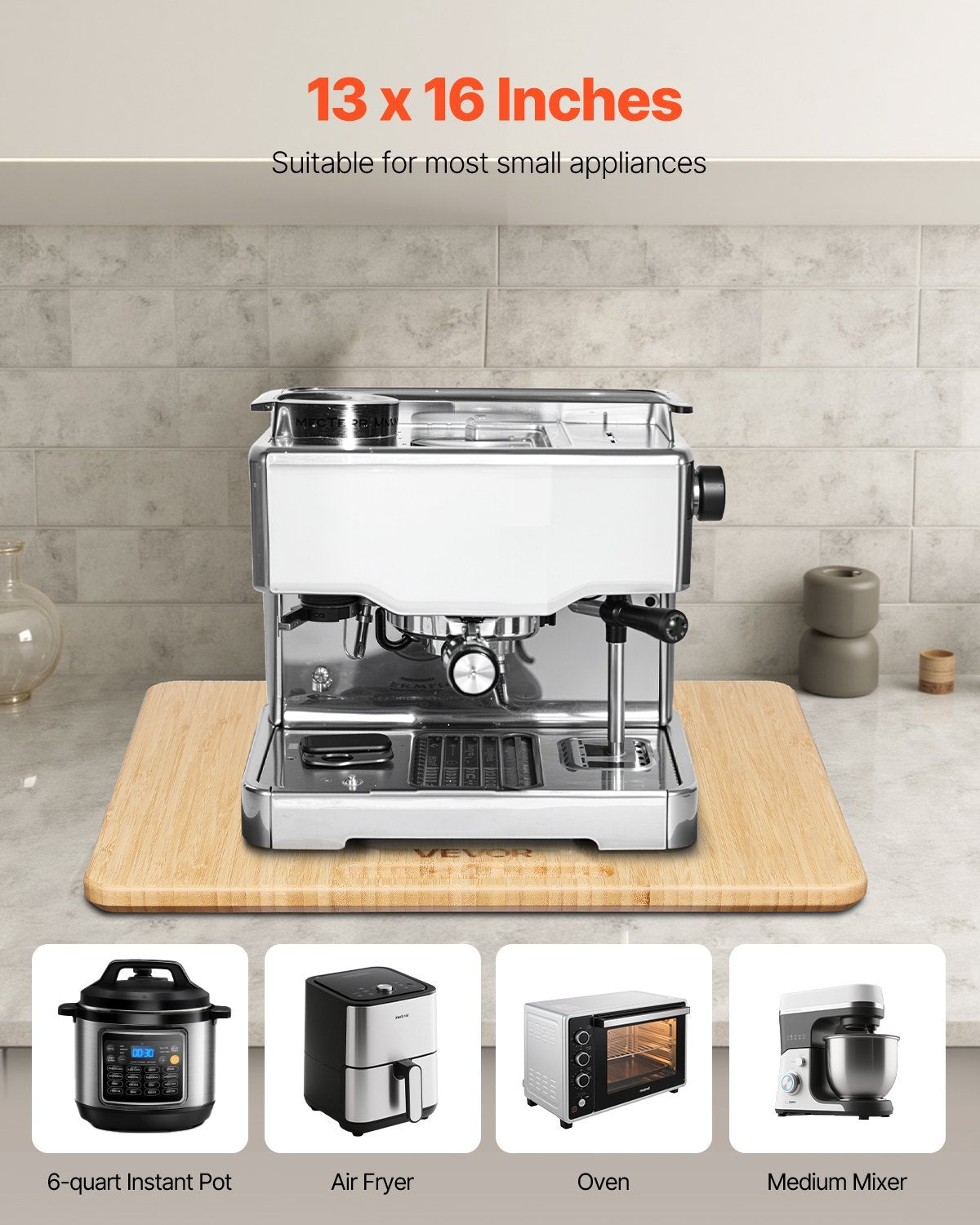 US Local Appliance Slider 13 X 16 In Sliding Tray For Kitchen Countertop