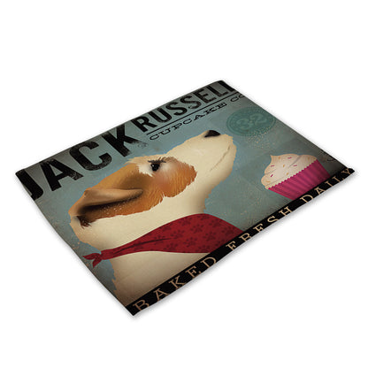 Nordic cartoon animal series placemat