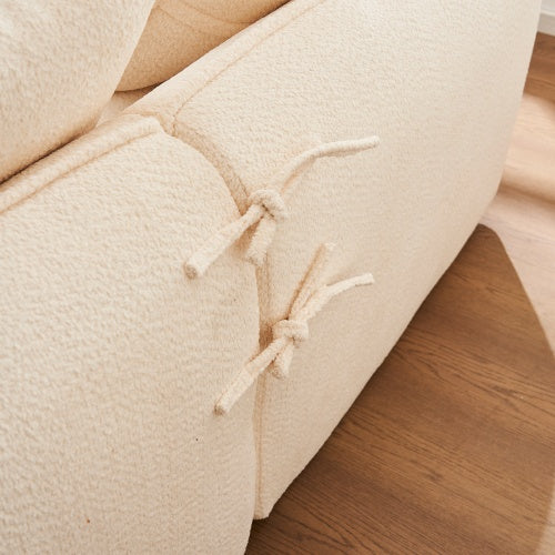 US Local VIDEO Provided Sofa Deep Seat Sofa 3 Seater For Living Room Oversized Comfy Sofa L-Shape Sofa Couch With Chaise Home Furniture Sleeper Sectional Sofa For Apartment, Office Left Hand Facing