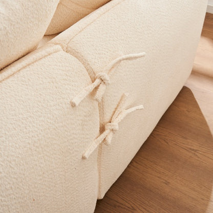 US Local VIDEO Provided Sofa Deep Seat Sofa 3 Seater For Living Room Oversized Comfy Sofa L-Shape Sofa Couch With Chaise Home Furniture Sleeper Sectional Sofa For Apartment, Office Left Hand Facing