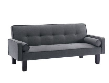 US Local Fabric Sofa, Medieval Love Seat Sofa Furniture, With Pillows, Living Room Button Tufted Sofa, Pull Point Design
