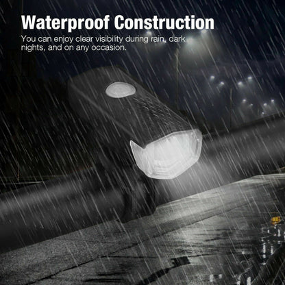 US Local USB Rechargeable LED Bicycle Headlight Bike Head Light Cycling Rear Front Lamp Bike Light Rainproof USB Rechargeable LED bicycle Light