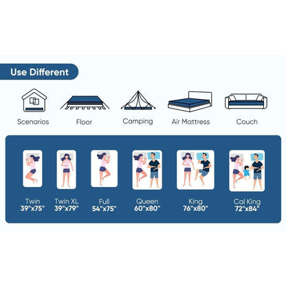 US Local Medium-hard Memory Foam Mattress, Relieves Pressure And Is A Good Helper For Deep Sleep