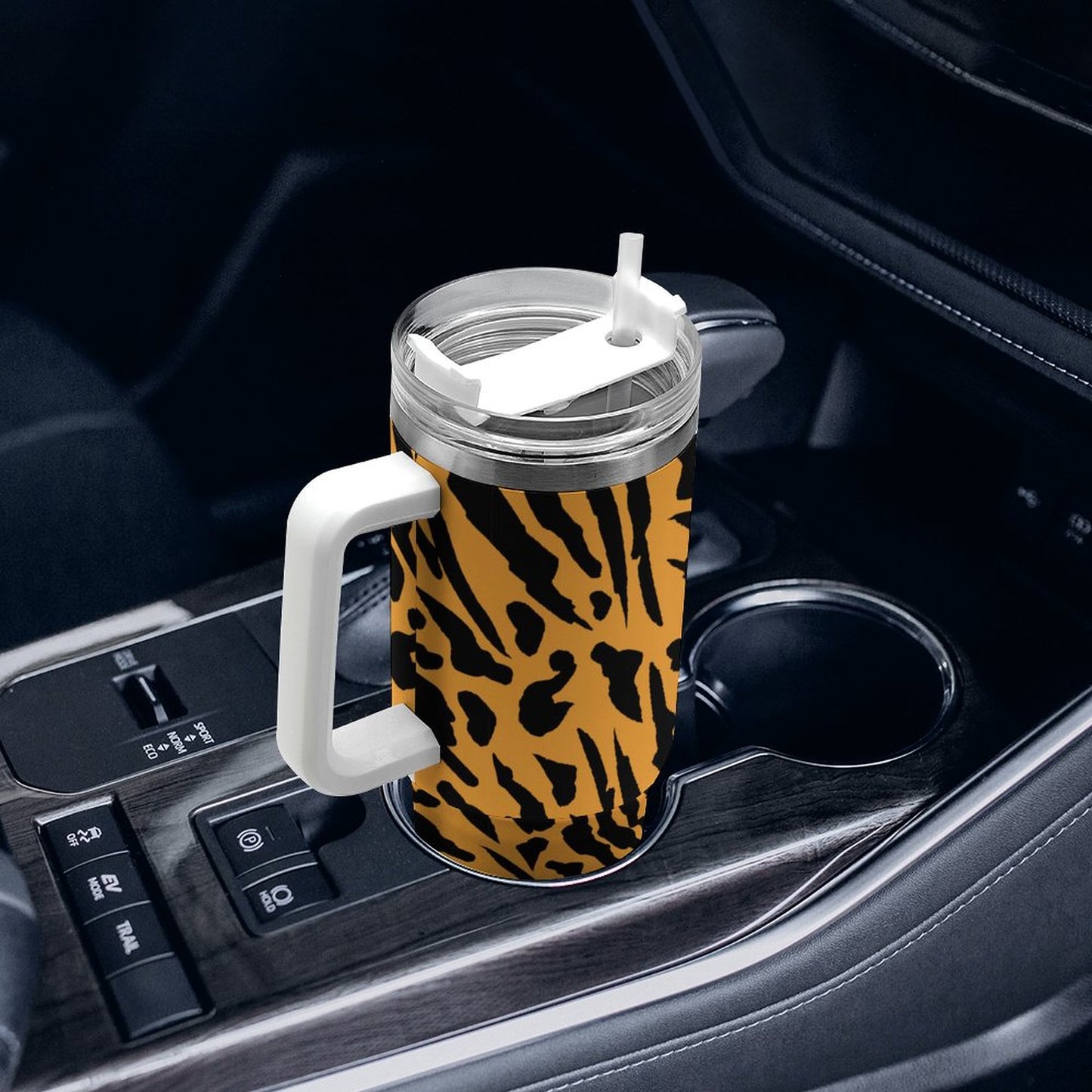 PHDT00480 POD US Local Tumbler 40 oz Large Capacity Car Cup Yellow Tiger