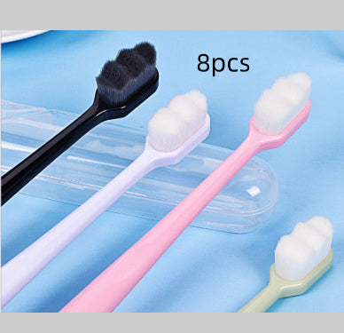 USA Local Ultra-fine Toothbrush Super Soft Bristle Deep Cleaning Brush Portable For Oral Care Tools Teeth Care Oral Cleaning Travel