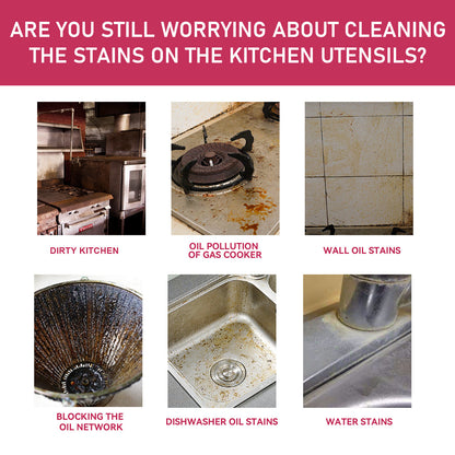 US Local Jakehoe Multi-Purpose Kitchen Cleaning Paste Kitchen Fume Cleaning Paste Is A Powerful Multi-tasking Cleaner For Oil Stains