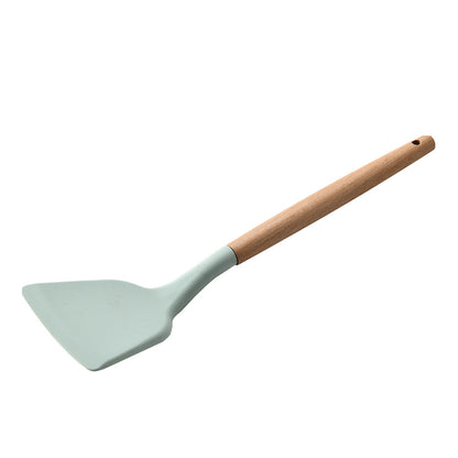 US Local Silicone Kitchenware With Wooden Handle