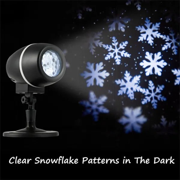 US Local Christmas Snowflake LED Floodlight