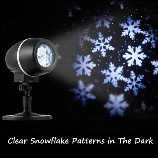 US Local Christmas Snowflake LED Floodlight
