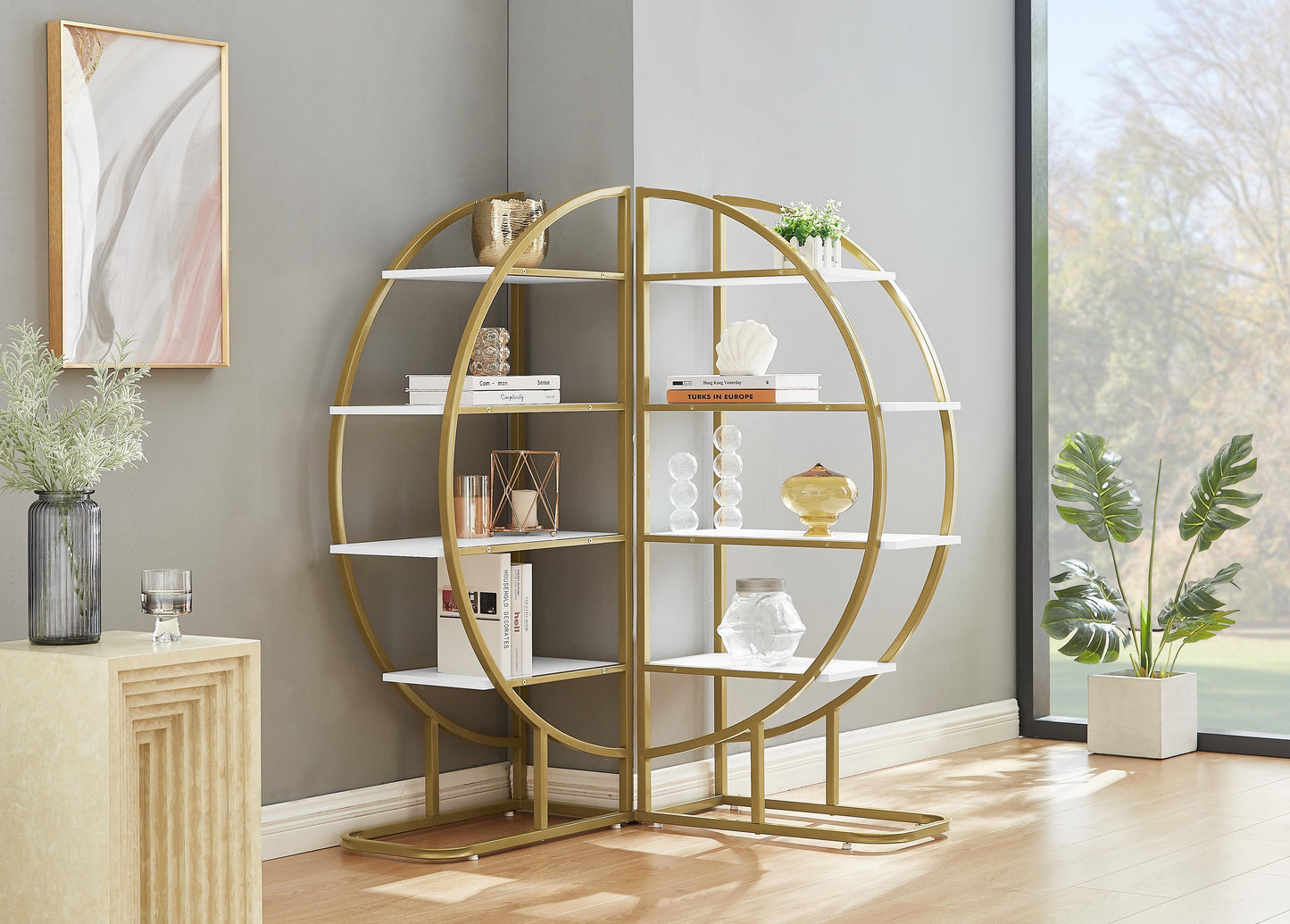 US Local 4-Tier Home Office Open Bookshelf