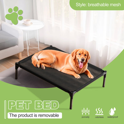 US Local Bi-material Pet Bed Is Of Your Choice,The Detachable Design Of The Oxford Cloth And Breathable Mesh Pet Bed Combines The Characteristics Of Breathable, Waterproof And Odorless To Create A Comforta