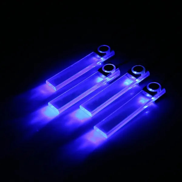 US Local 4Pcs Car Interior LED Atmosphere Light Car Charge