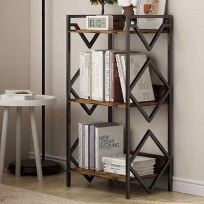 US Local 3-tier Bookshelves For Small Spaces