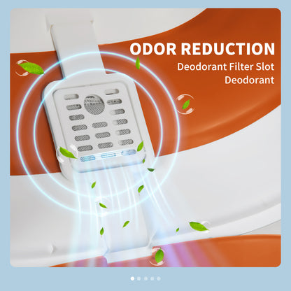 Dome Covered Cat Litter Box with Lid