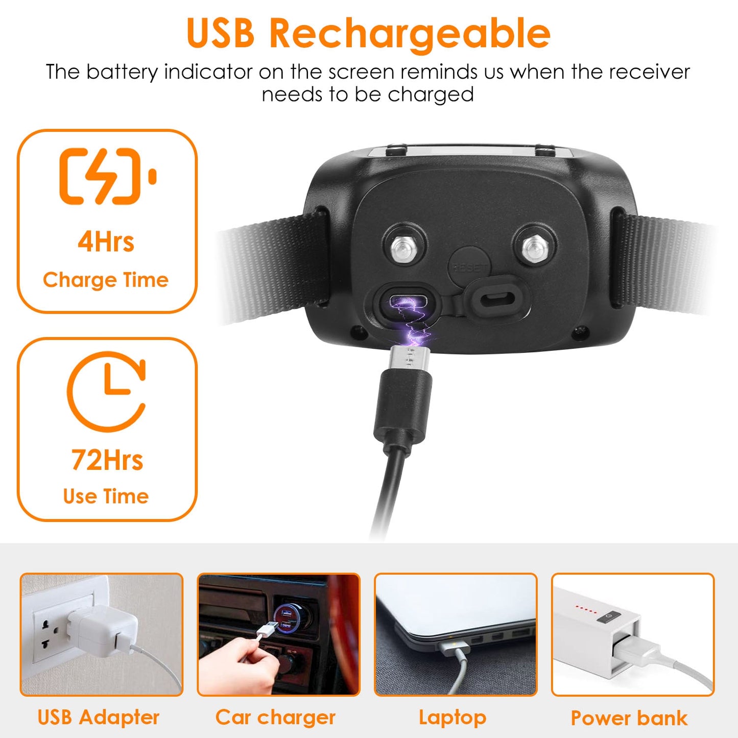 US Local 2 In 1 Dog GPS Fence Tracker Wireless GPS Dog Fence GPS Dog Collar With 32-2887FT Radius IPX6 Waterproof For Small Medium Large Dogs