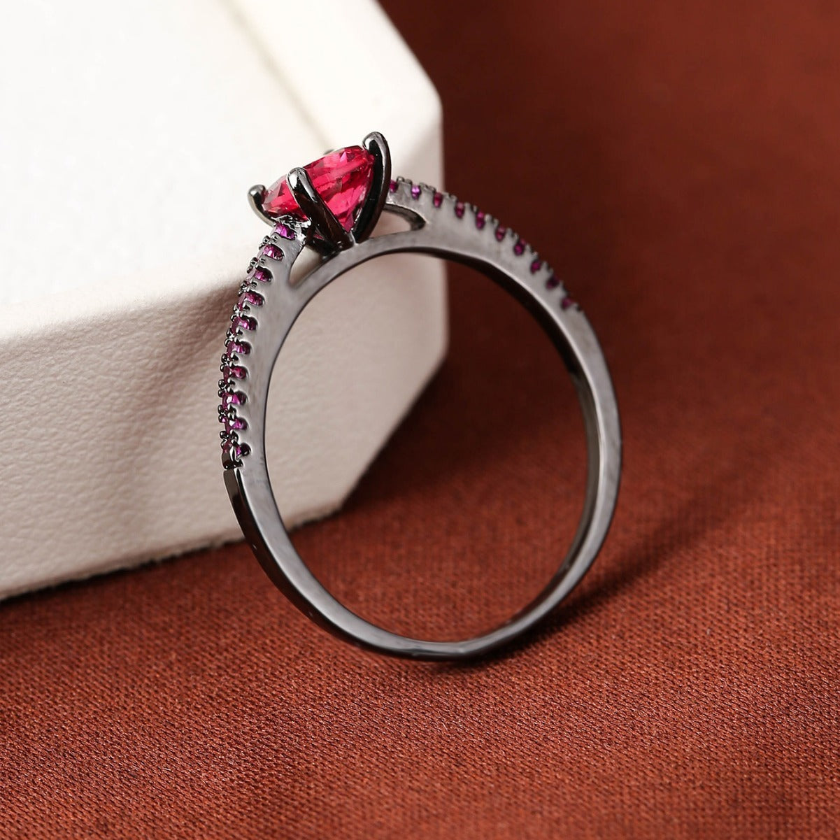 Colorful Zircon Elegant Elegant Elegant Ring