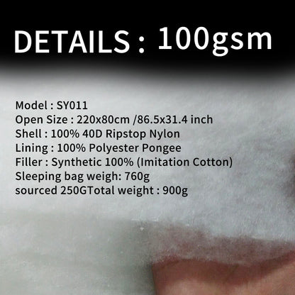 US Local Kamperbox Camping Sleeping Bag Outdoor Camping 3 Season Sleeping Bag Camping