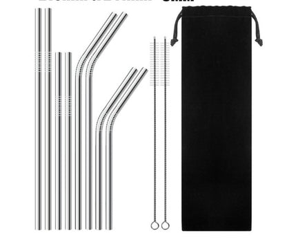 US Local Colourful Reusable Stainless Steel Straws