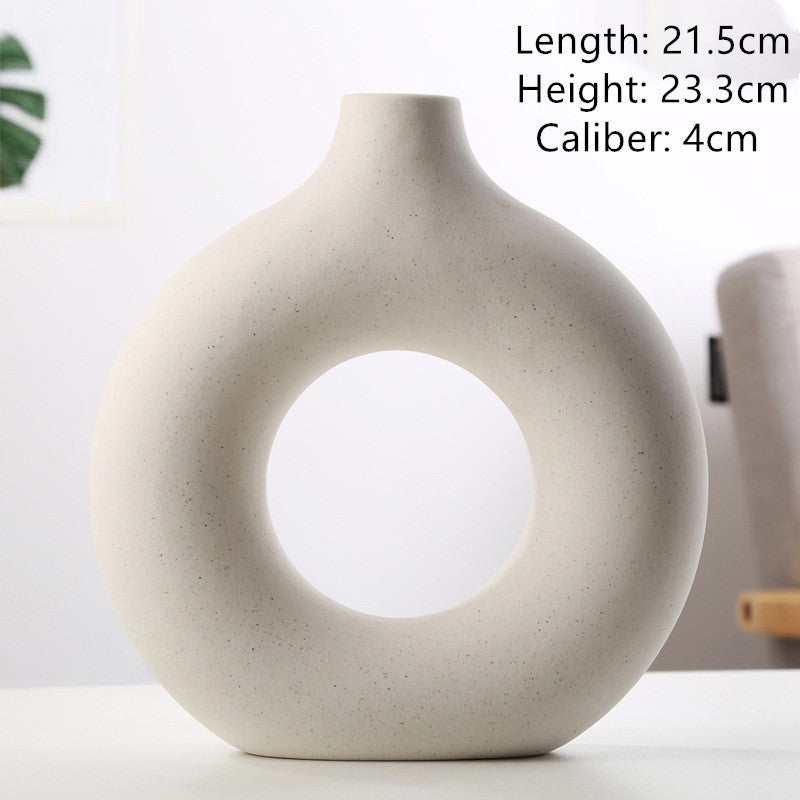 USA Local New Style Biscuit Vase Frosted Particle Flower Arranging Device