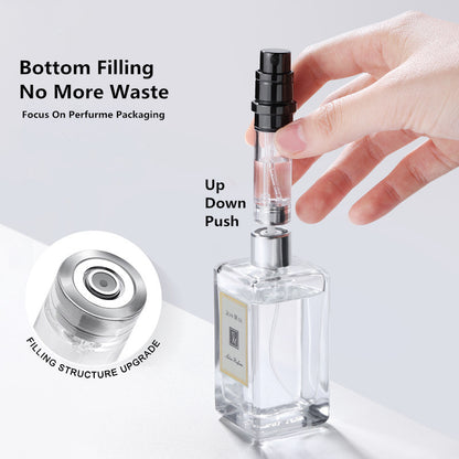 US Local Perfume Vaporizers Bottled Bottoms Filled With Perfume High-end Travel Portable Spray Small Sample Empty Bottle Dispenser