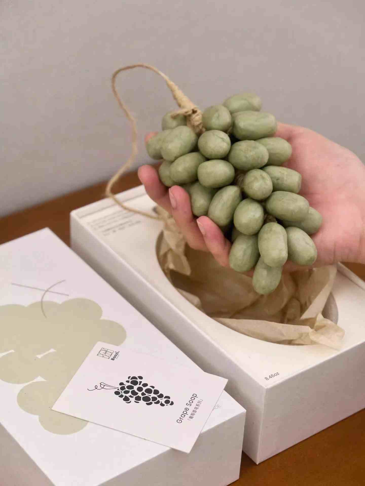 Aromatherapy Grape Handmade String Soap