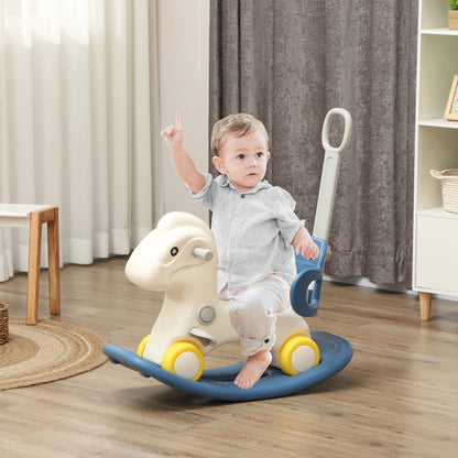 US Local 1 Rocking Horse for Toddlers 1-6 Years with Detachable Balance Board