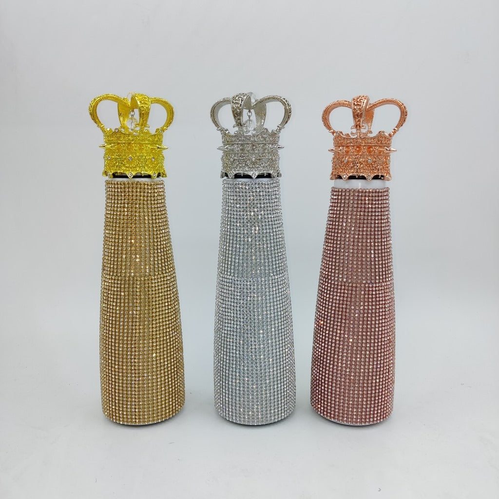 Trendy Good-looking Diamond Inlaid Crown Cup