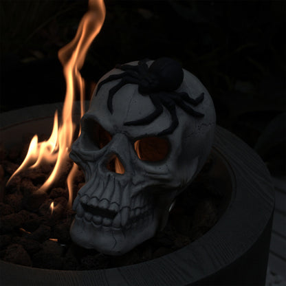 US Local Demon Skull,Suitable For Outdoor Fireplace And Fire Pit, Halloween Decoration