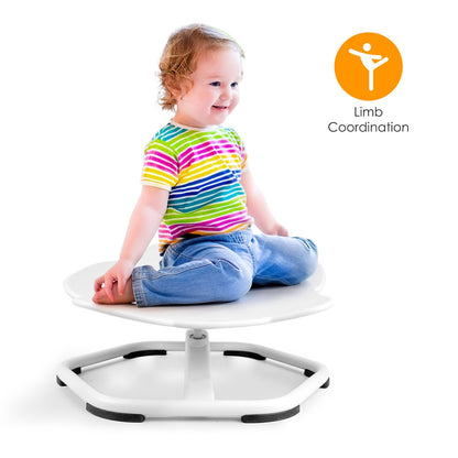 US Local 1Pc Kids Spinning Chair Autism Sensory Swivel Chair Balancing Seat Toy Rotation Chair For Autistic Kids Train Body Coordination Relieve Motion Sickness For Over 3 Years Old Kids