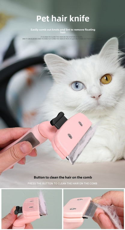 US Local Cat Dog Pet Hair Trimmer Pet Shaving Razor Pet Comb