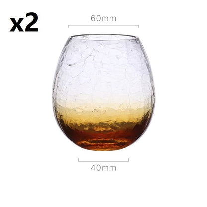 Modern Minimalist Good-looking Ice Crack Glass