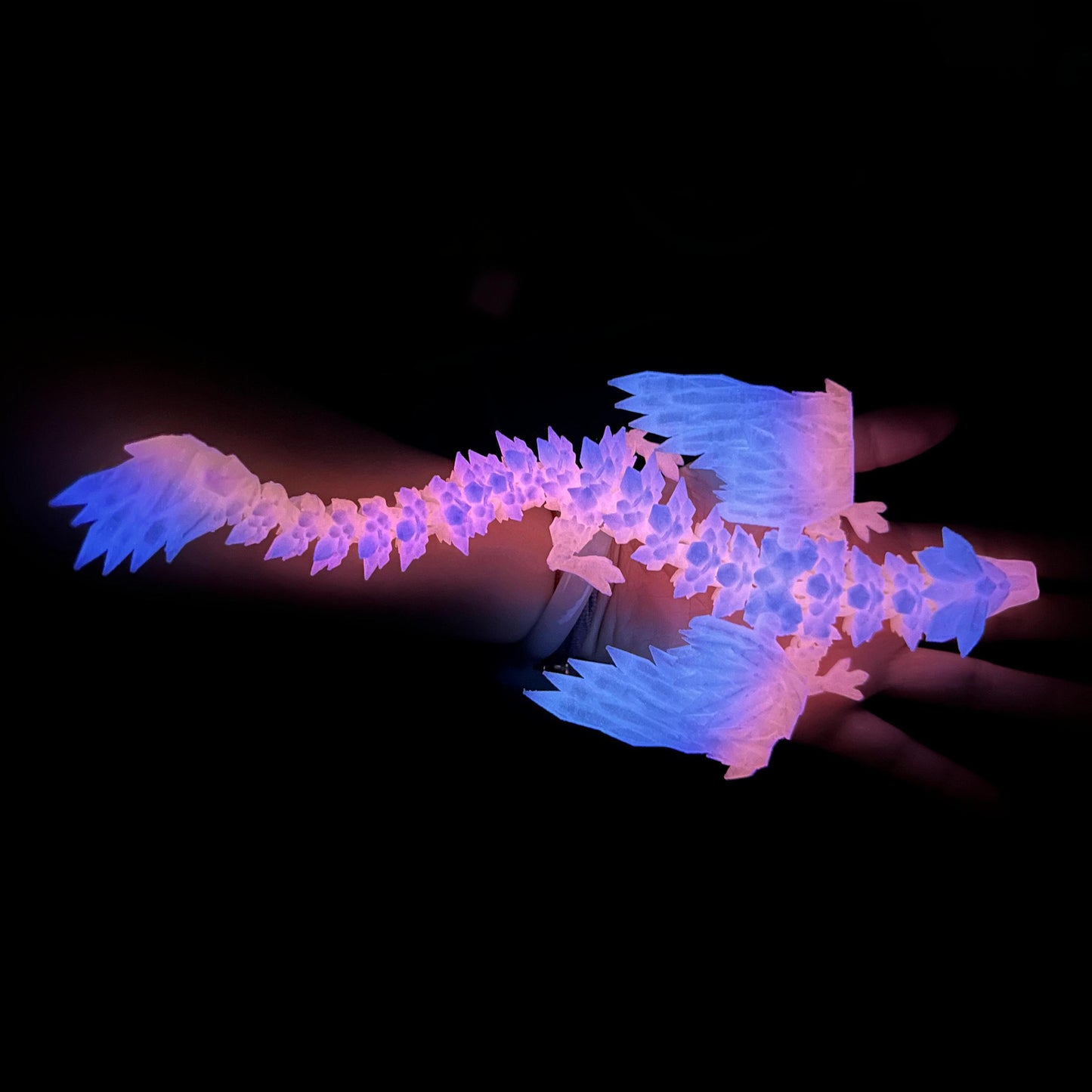 US Local 3D Printed Crystal Pterosaur 3D Printed Crystal Dragon