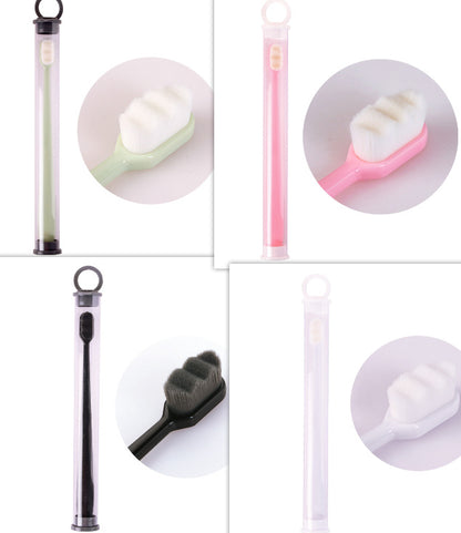 US Local Ultra-fine Toothbrush Super Soft Bristle Deep Cleaning Brush Portable For Oral Care Tools Teeth Care Oral Cleaning Travel