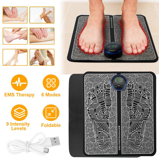 US Local Foot Massage Pad Electric Stimulator Massager