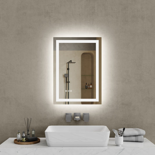 US Local 20 Inch X 28 Inch LED Bathroom Mirror