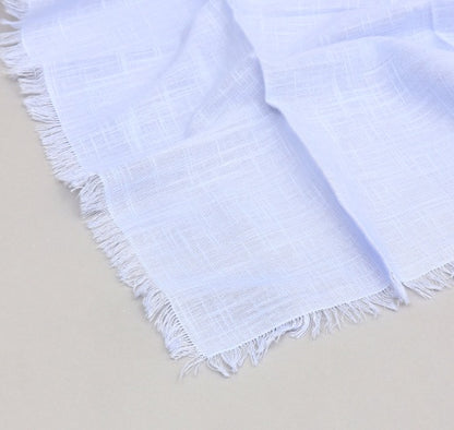 US Local Premium Cotton Napkins Set Of 4-20x20 Inch, Classic Hemstitch Dinner Napkins