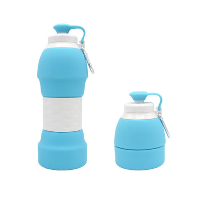 US Local Silicone folding water bottle