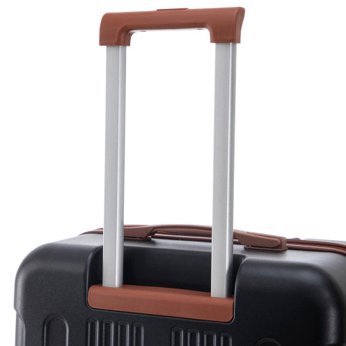 US Local 20   24  28  3 Pcs Set In ABS Spinner Wheel Luggage, Carry On Suitcase, Matching Color, TSA Combination Lock
