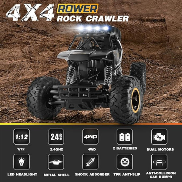 US Local 4DRC  Rock Track Rechargeable Off-road Vehicle