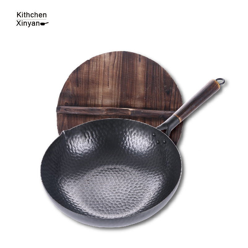 USA Local Iron Pan Traditional Iron Wok Handmade