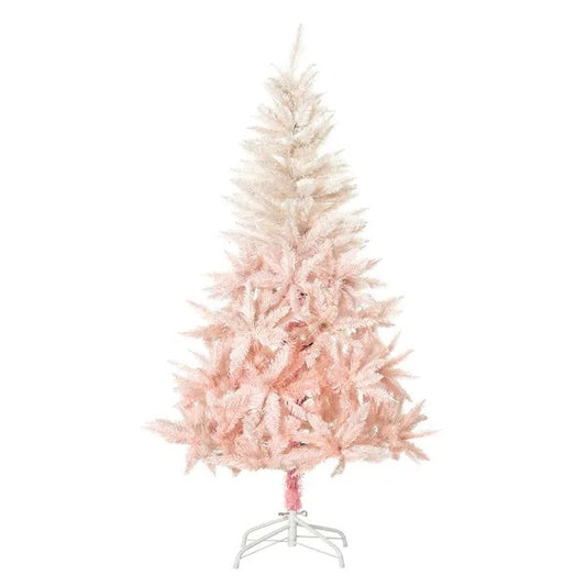 CA Local 5 ft Artificial Christmas Tree Home Decoration Automatic Open White