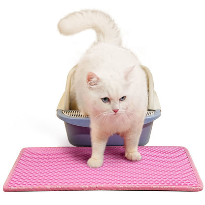 US Local Double Layer Rice Shaped Cat Litter Pad